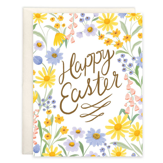 Easter Wildflowers Greeting Card