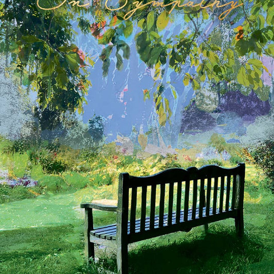 Bench Sympathy Greeting Card