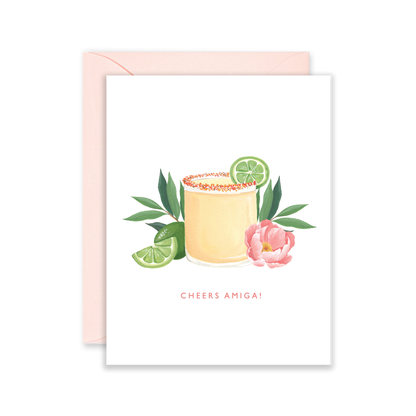 Cheers Amiga Margarita - Birthday Spanish Card