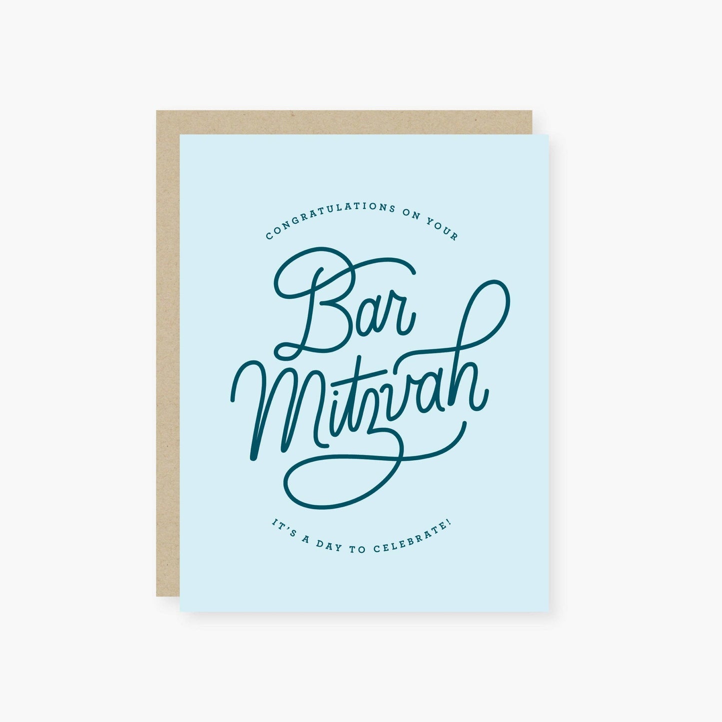 Congratulations on your bar mitzvah card: Default