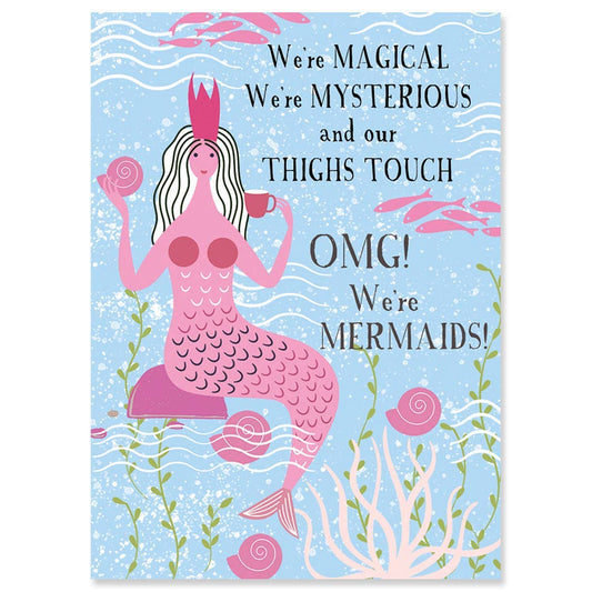 Mermaids Birthday Greeting Card