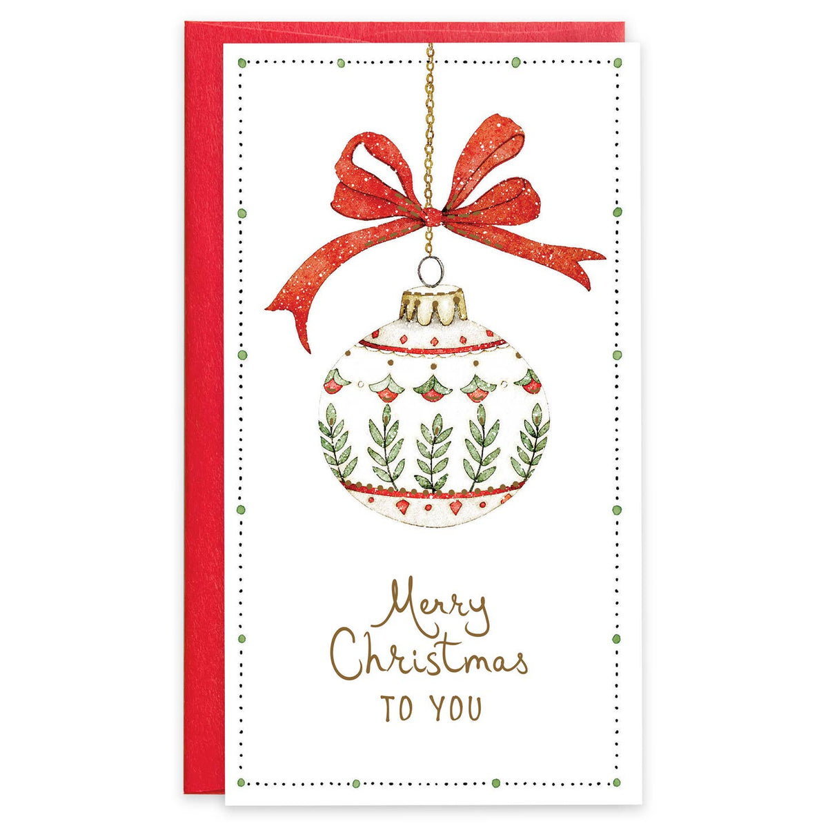 Money Gift Card Holder- Christmas Joyful Ornament