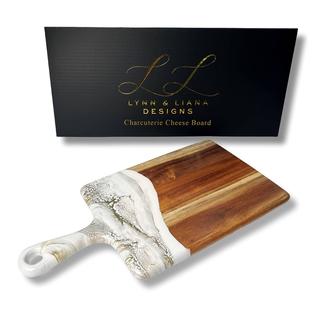 Charcuterie Board - Medium 8" x 16": Northern Lights