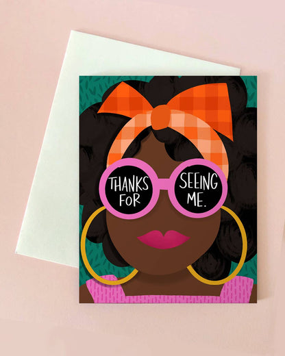 Seeing Me Greeting Card