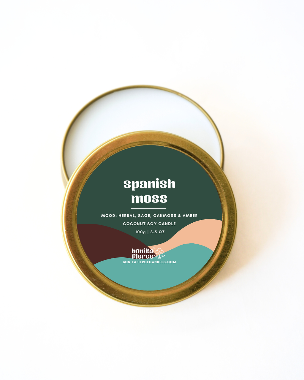 Spanish Moss Candle Tin - Thumbnail 3