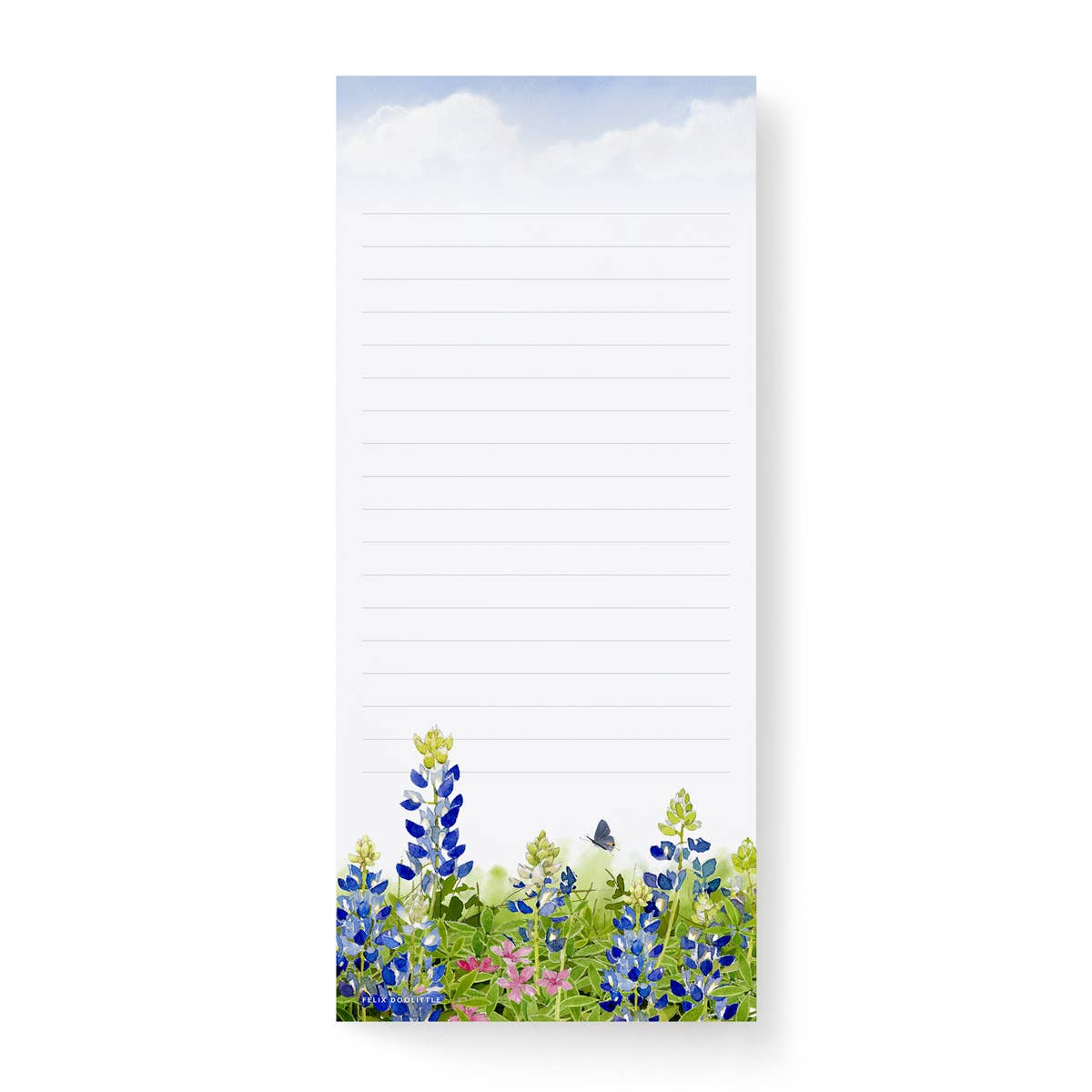 Bluebonnet Meadow - Notepad - 4x9