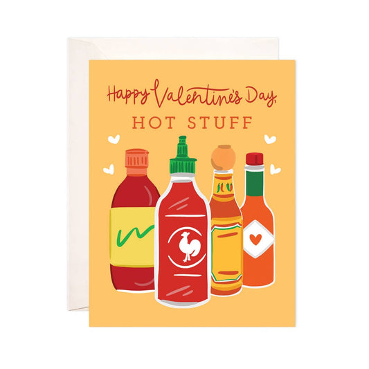 Hot Stuff Valentine Greeting Card