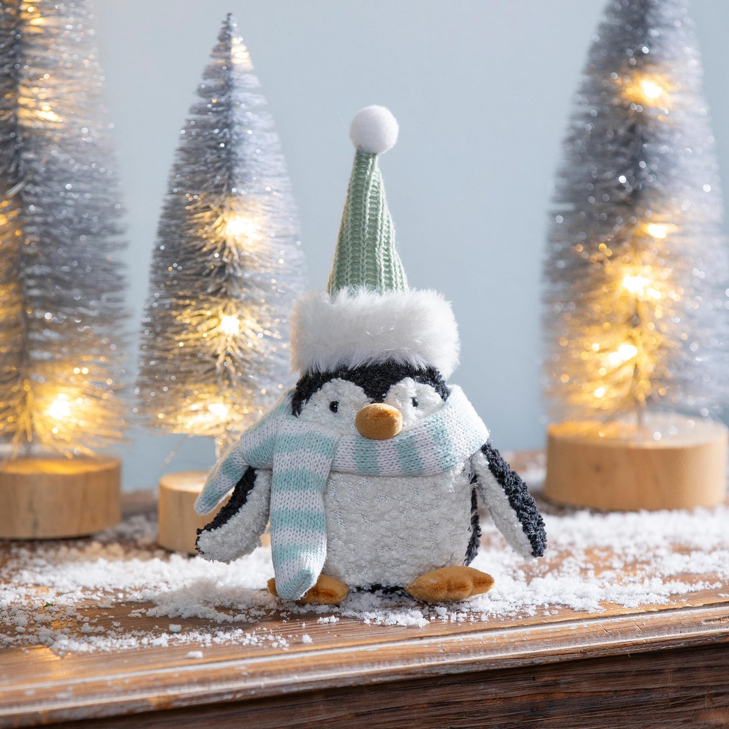 7.75" Fabric Penguin Table Decor