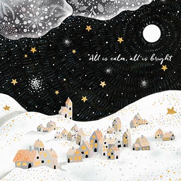 Joy To the World Holiday Greeting Card 4.5 X 6.25"