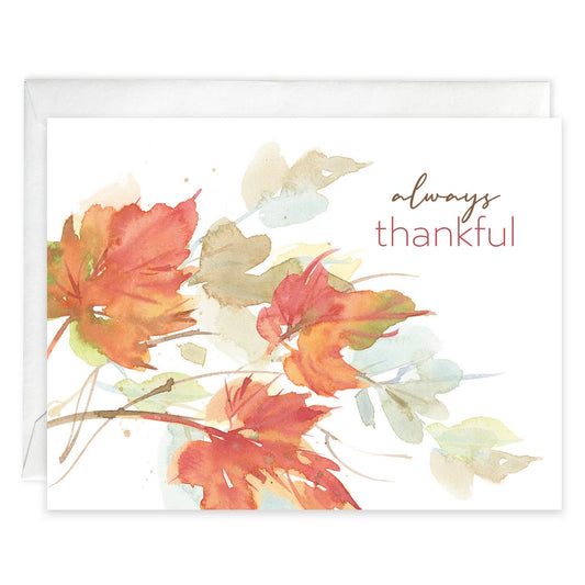 Fall Leaves Thanksgiving Packaged Cards