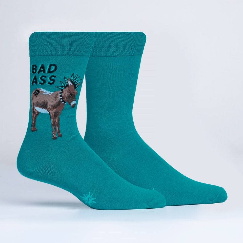 A Real Bad Ass Men's Crew Socks