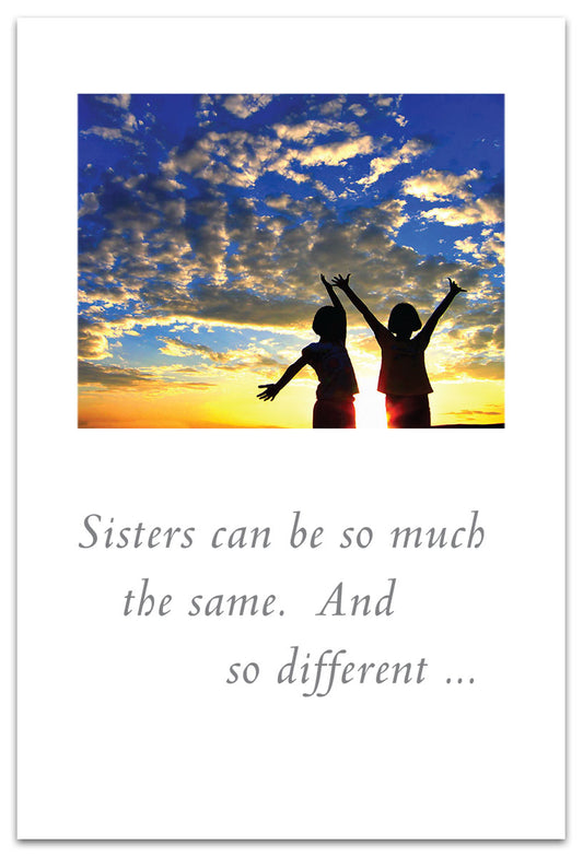 Sisters Sana & Izza at Sunset card