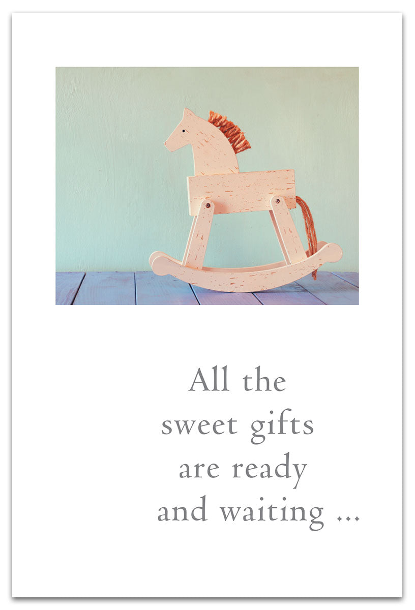 Vintage Rocking Horse card