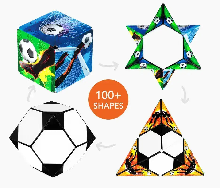 Shashibo Soccer - Magnetic Puzzle Cube STEAM MESH - NEW