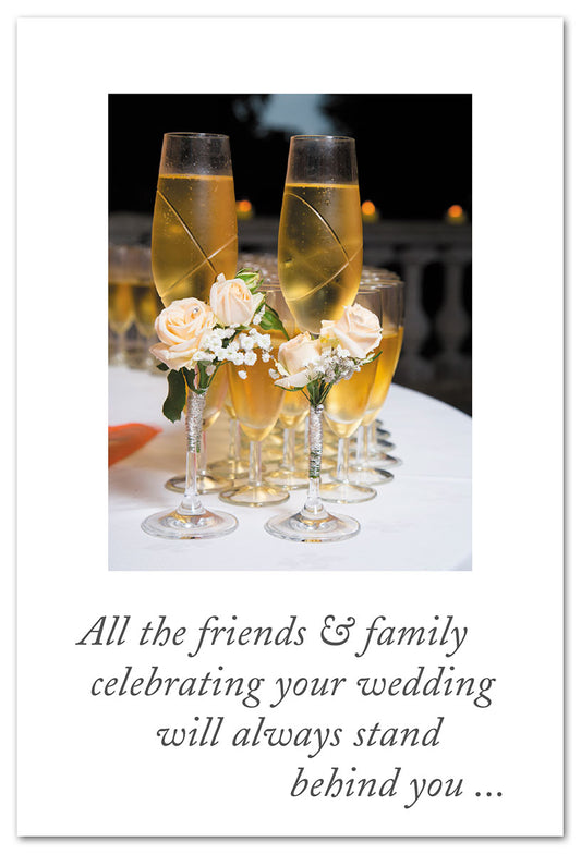 Champagne Flutes card