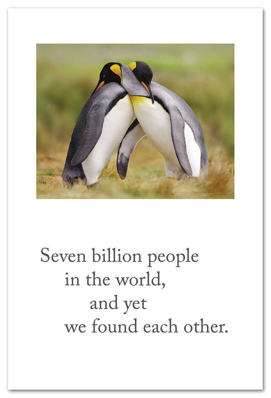 Penguin Couple card