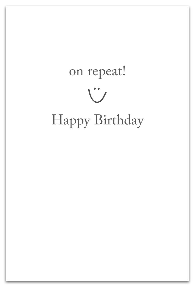 Vintage Record Player card