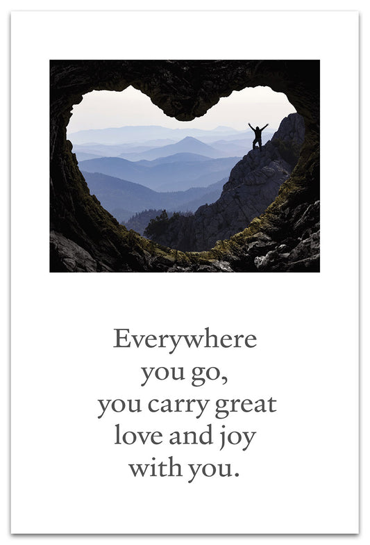 Heart Rock Formation card