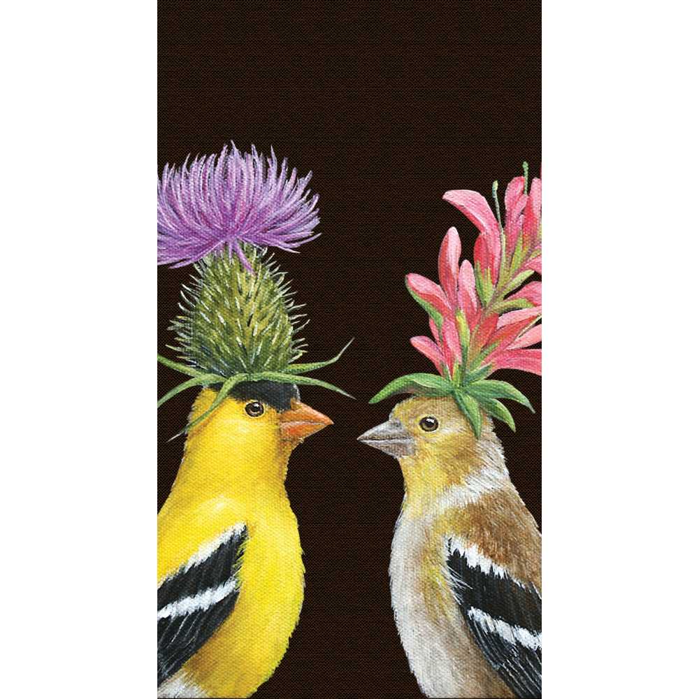 GOLDFINCH COUPLE GUEST TOWEL