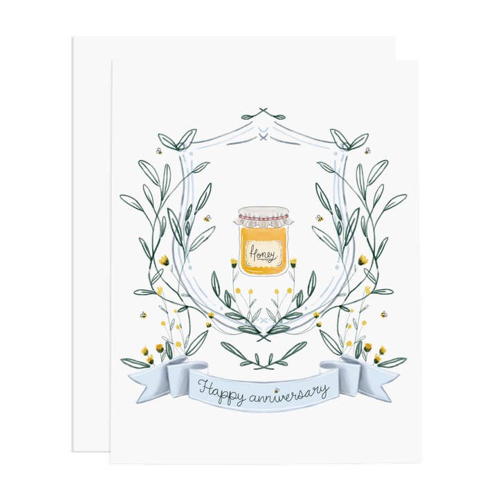 Happy Anniversary Honey Greeting Card