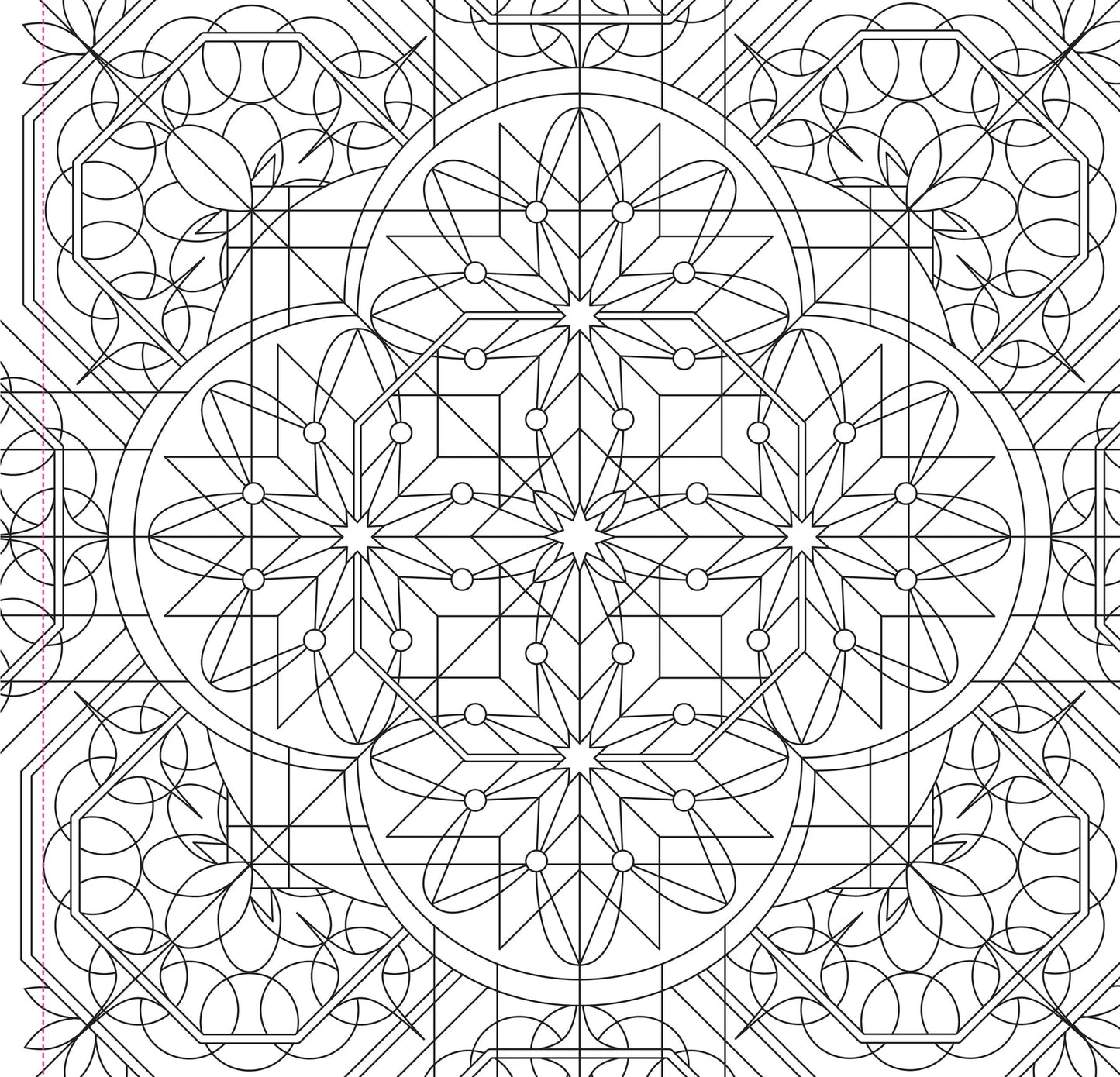 Kaleidoscope Designs Artist's Coloring Book