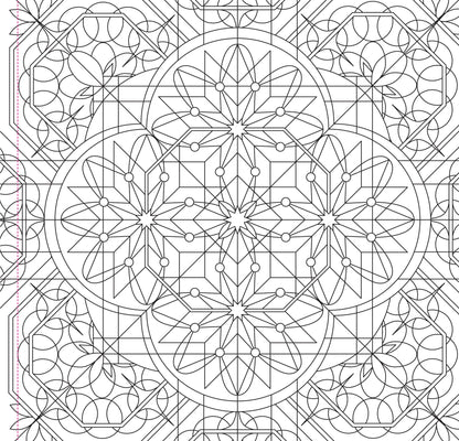 Kaleidoscope Designs Artist's Coloring Book