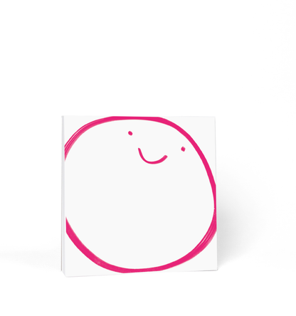 Big Smile Chunky Square Notepad