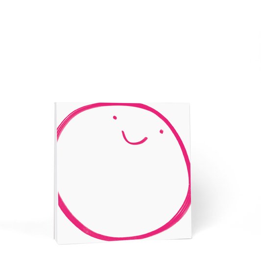 Big Smile Chunky Square Notepad