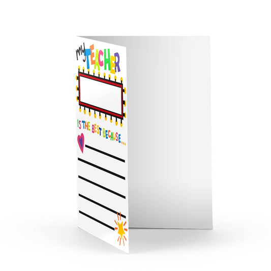 Best Teacher Greeting Card