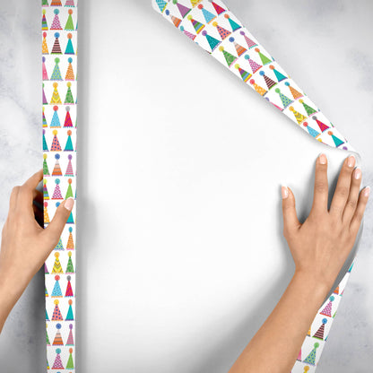 Party Hats Wrapping Paper