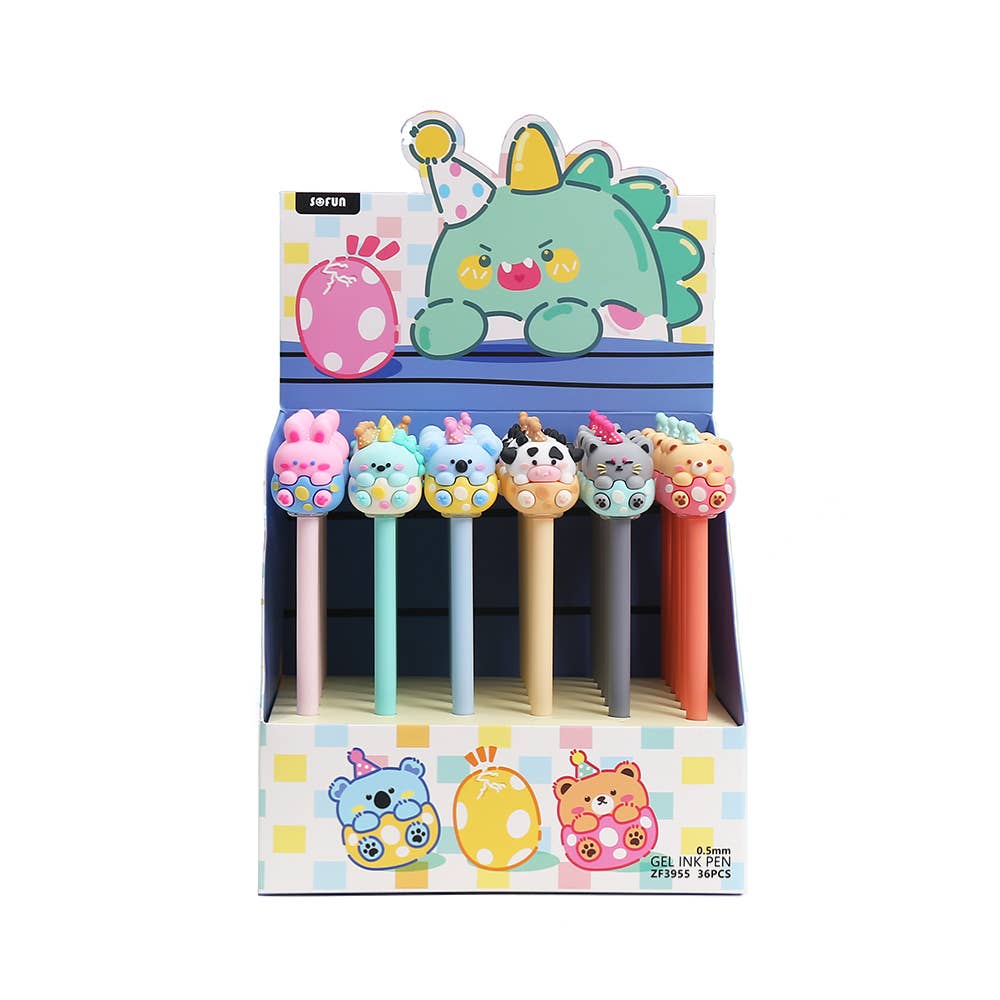 Birthday Animals Gel Pen