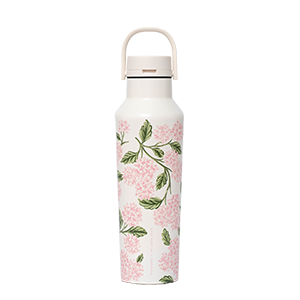 Pink Hydrangea Sport Canteen - 20oz Rifle Paper -