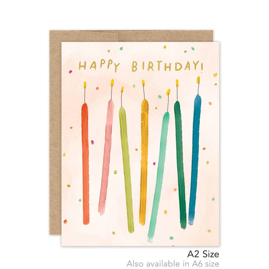 Candles Birthday Greeting Card