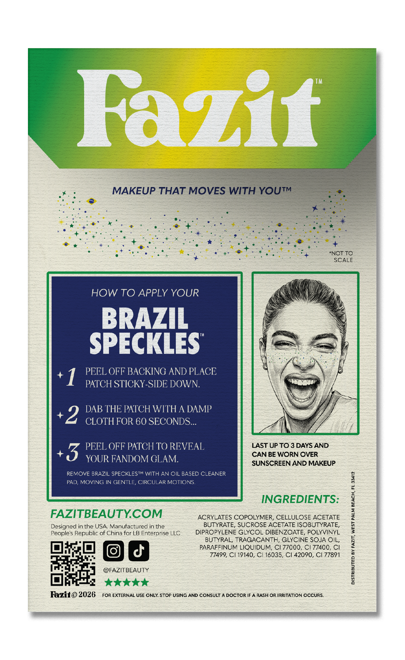 Brazil Soccer Speckles