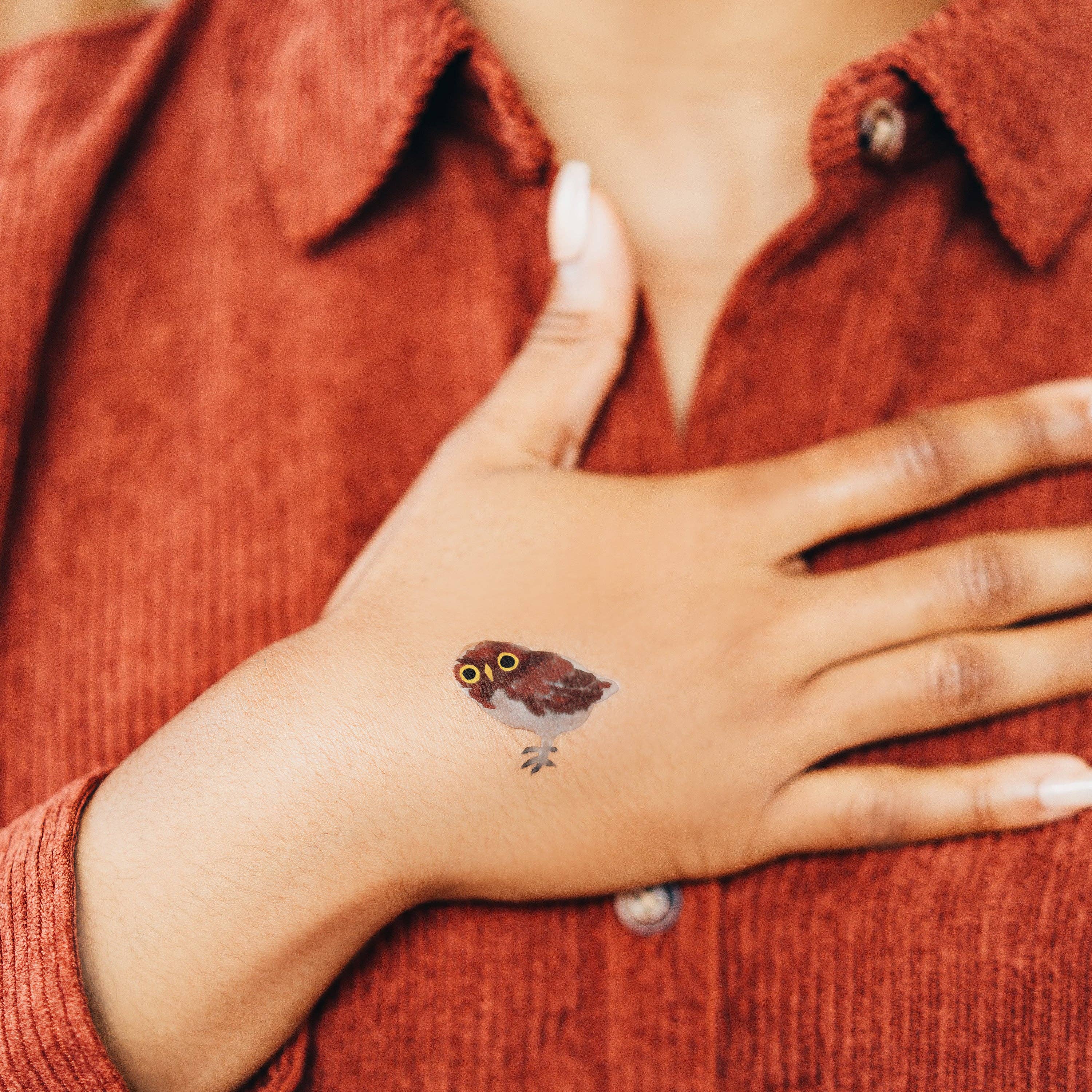 Tattly Owlet Tattoo - Thumbnail 2