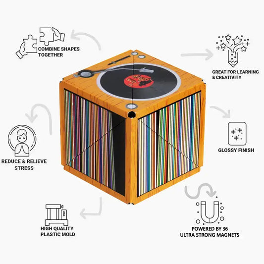 Shashibo Radio Tave Magnetic Puzzle Cube STEAM MESH - NEW