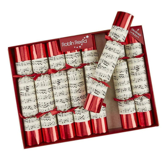 Robin Reed Concerto Classic Christmas Party Crackers – 8 Pack