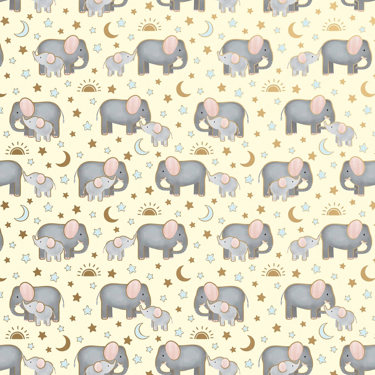 Baby Elephants - Gift Wrap Rolls