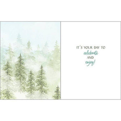 Birthday Greeting Card - Forest