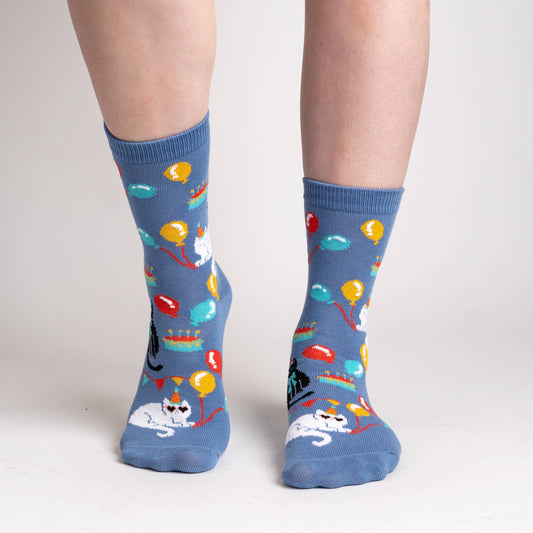 A Purr-fect Day Crew Socks