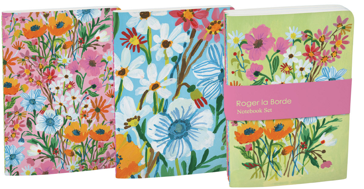 Flower Field A6 Exercise Books Bundle