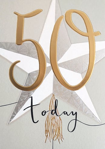 50 Birthday Card