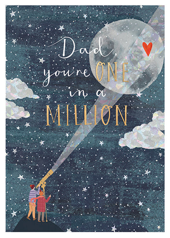 ONE IN A MILLION Father's Day Card