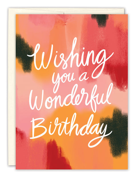 Wonderful Birthday Greeting Card