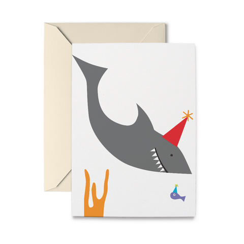 Birthday Shark Greeting Card