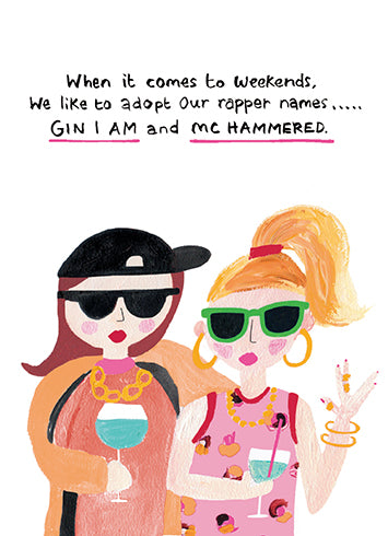 RAPPER Birthday Card