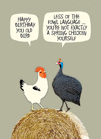 WISE BIRD Birthday Card
