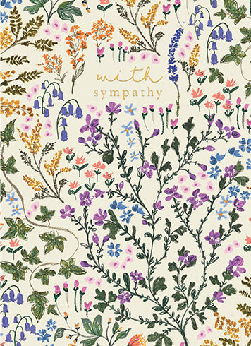 SYMPATHY GARDEN Greeting Card
