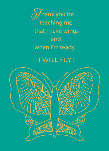 I WILL FLY Greeting Card