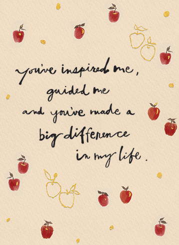 MADE A DIFFERENCE Greeting Card